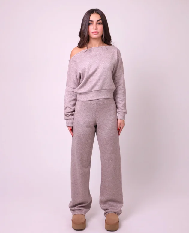 Off Shoulder - Beige